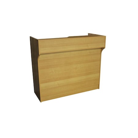 Amko 4 ft. Ledgetop Counter Well Top Register Stand, Black LGT-4B